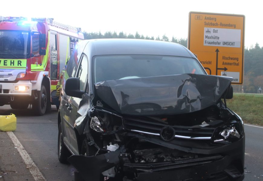 Verkehrsunfall mit zwei Verletzten in Edelsfeld