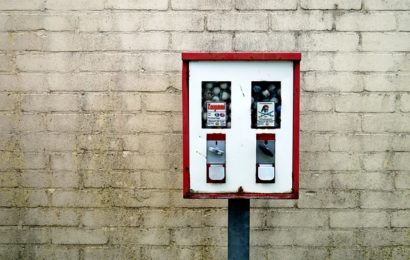 Kaugummiautomat beschädigt