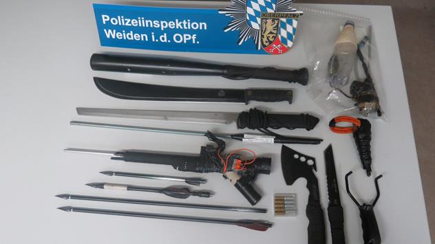 sichergestellte Waffen