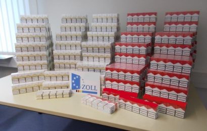 70.000 Stück unversteuerte Zigaretten  – Waidhauser Zöllner decken Schmuggel auf – 