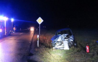 Unfall fordert vier Verletzte