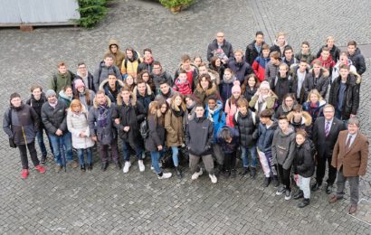 Schülergruppe aus Desenzano del Garda in Amberg zu Gast