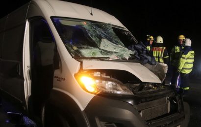 Auffahrunfall auf der A6 bei Wernberg-Köblitz