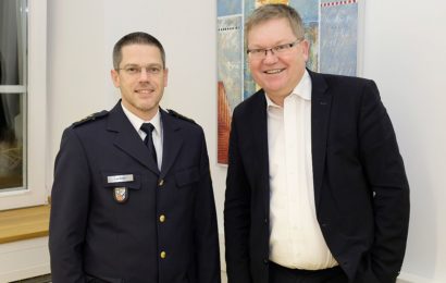 Neuer  Leiter der Polizeiinspektion zum Antrittsbesuch im Rathaus