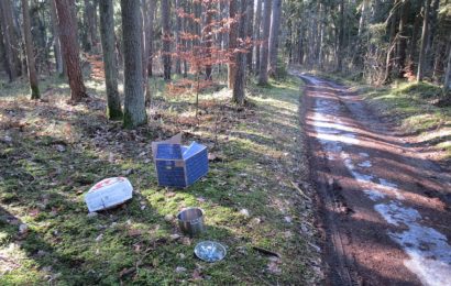 Hausrat und anderen Müll einfach im Wald entsorgt – Frevler konnte ermittelt werden