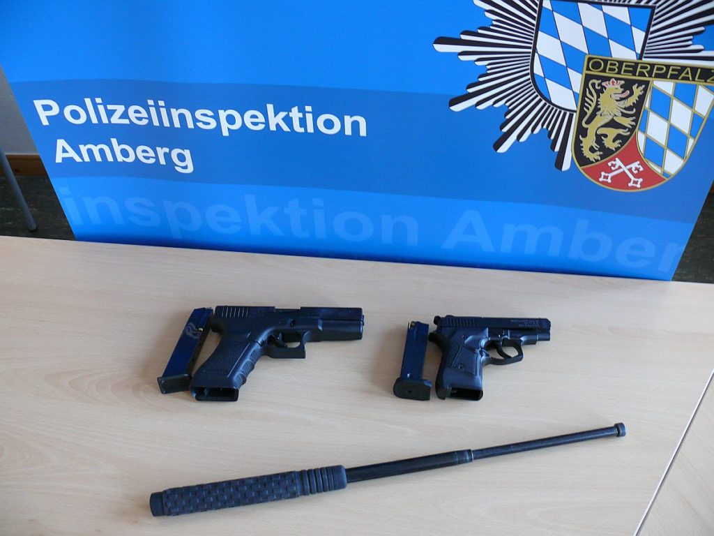 Sichergestellte Waffen