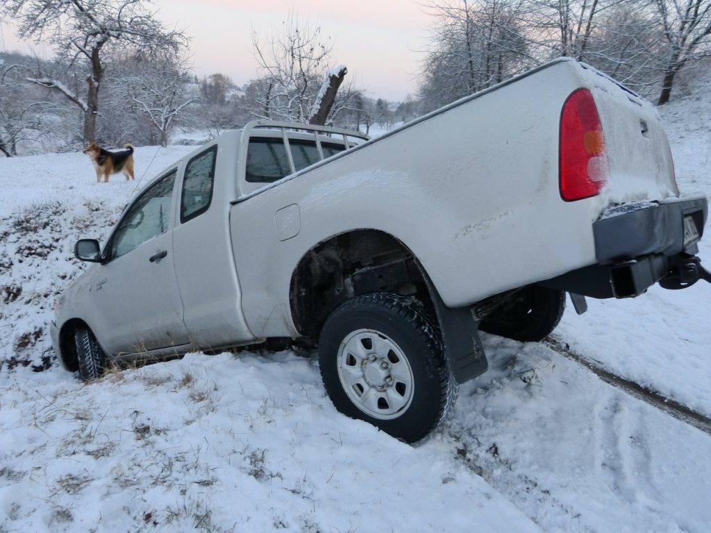 Unfall im Schnee