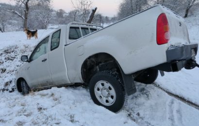 Verkehrsteilnehmer trotzen dem heftigen Schneefall – nur 6 Kleinunfälle