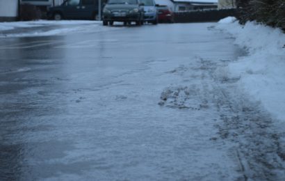 Eisregen in der Oberpfalz