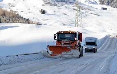 Verkehrsunfall mit Winterdienstfahrzeug