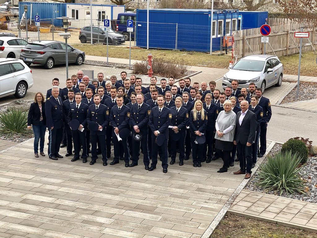 Neue Kollegen im Polizeipräsidium Oberpfalz Foto: Polizei