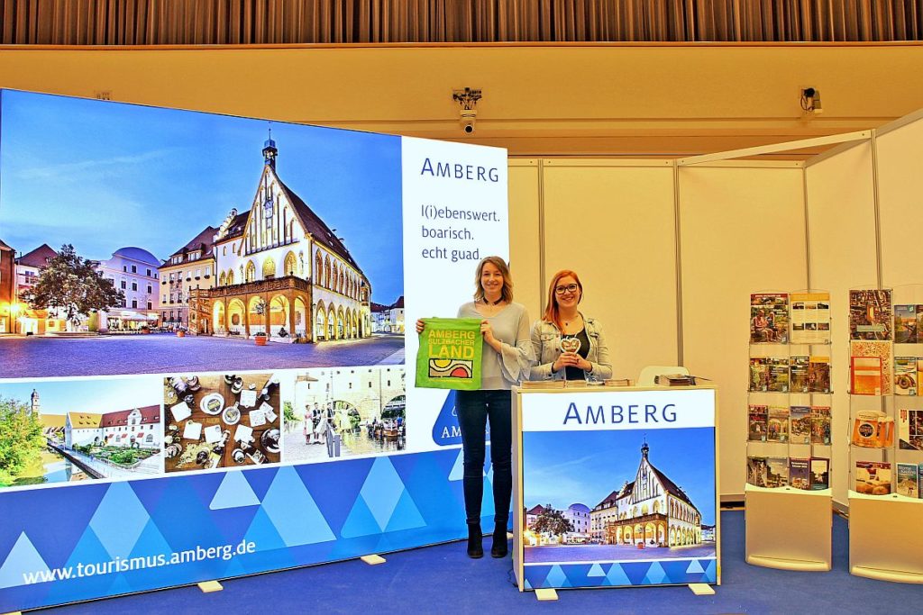 Messestand der Stadt Amberg  Foto; Stadt Amberg