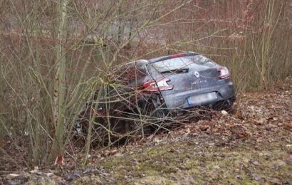 Fahrzeug landet bei Kaltenbrunn in Weiher