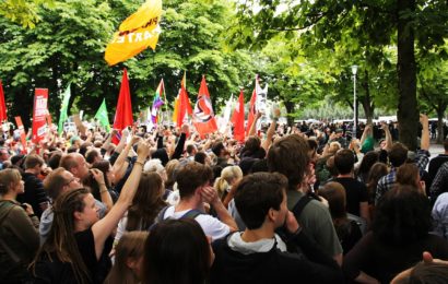 Demonstrationsgeschehen in der Regensburger Innenstadt