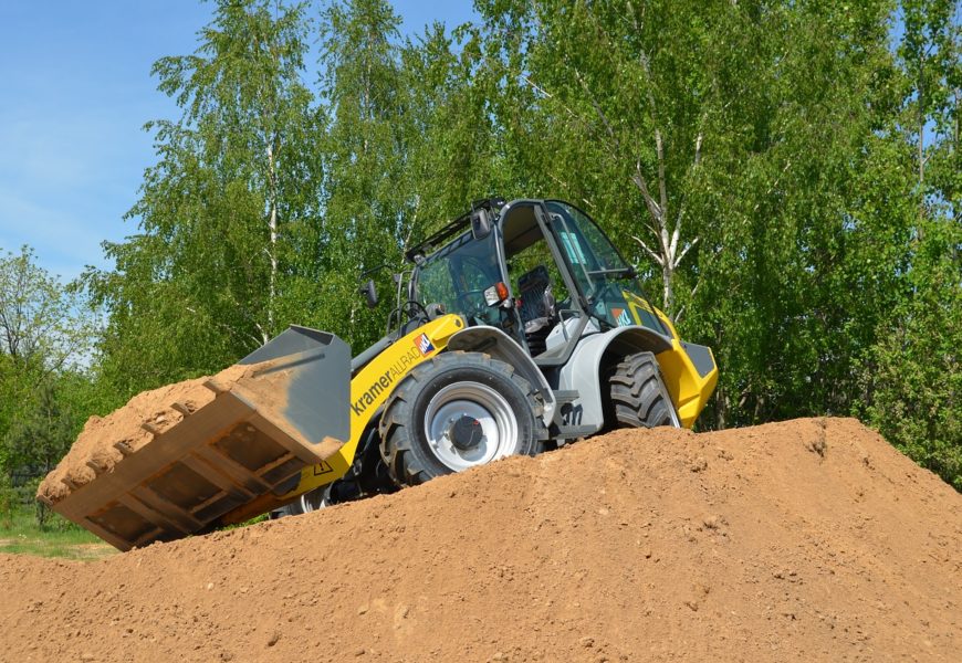 Bagger ausgebrannt