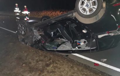 Spektakulärer Unfall geht glimpflich aus