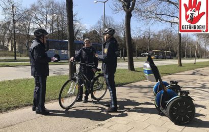 Fahrradstreife stellt jugendliche „Radl-Rowdies“  in der Fußgängerzone