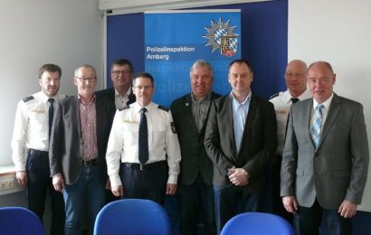 Sicherheitsgespräche der Polizeiinspektion Amberg mit Bürgermeistern
