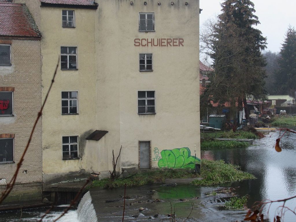 Graffiti an der Schuierermühle in Schwandorf