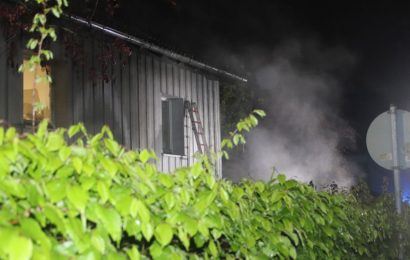 Folgenschwerer Brand einer Gartenhütte in Sulzbach-Rosenberg