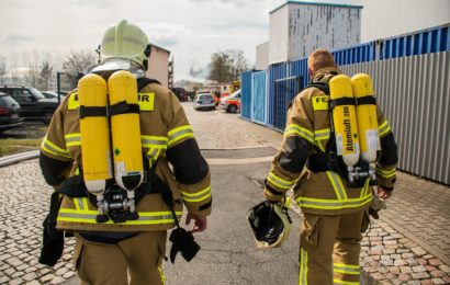 Gefahrgutunfall bei Elektronikfirma in Eschenbach