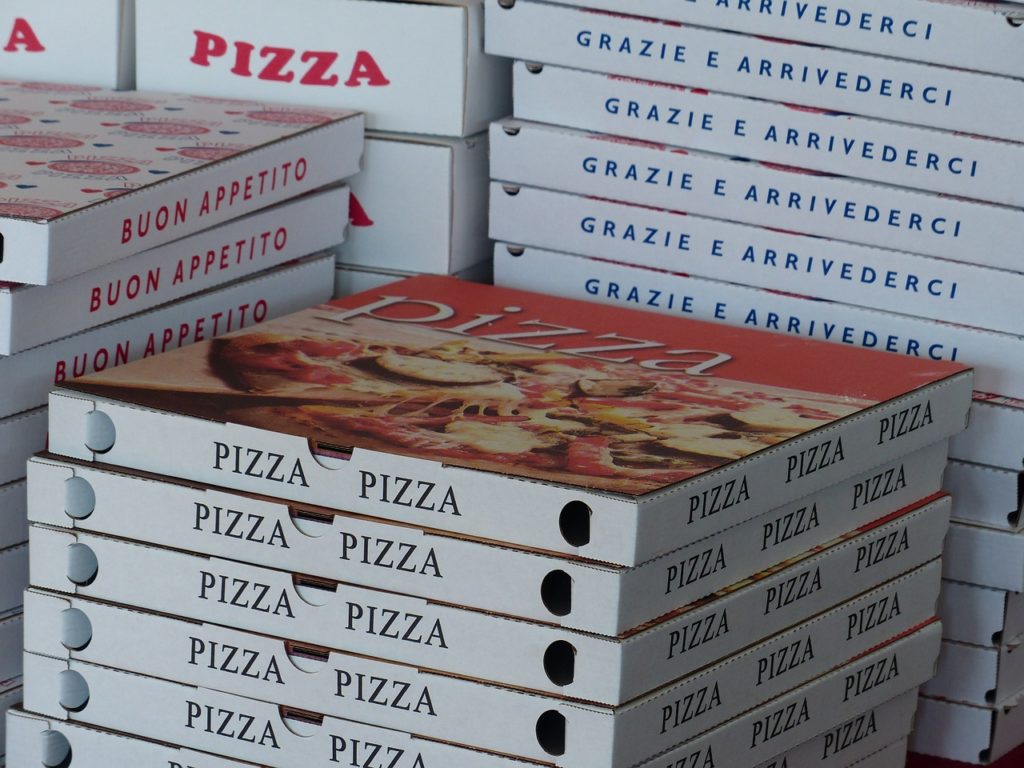 Pizzaschachteln (Symbolbild Pixabay)