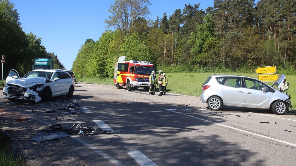 Verkehrsunfall bei Immenstetten Foto: Pressedienst Wagner