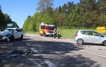 Verkehrsunfall bei Immenstetten Foto: Pressedienst Wagner