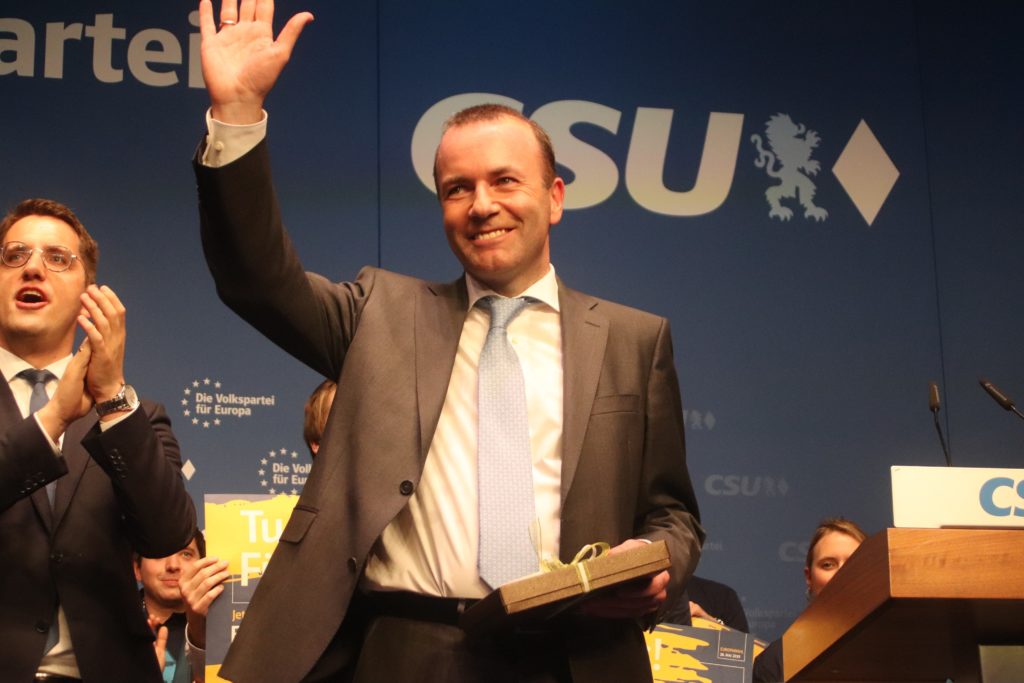 Manfred Weber (CSU) zur Europaeahl Foto: Pressedienst Wagner