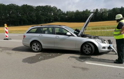 Verkehrsunfall auf der B85 bei Schäflohe