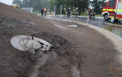 Verkehrsunfall unter Alkoholeinfluss am neuen Kreisverkehr in Grafenwöhr