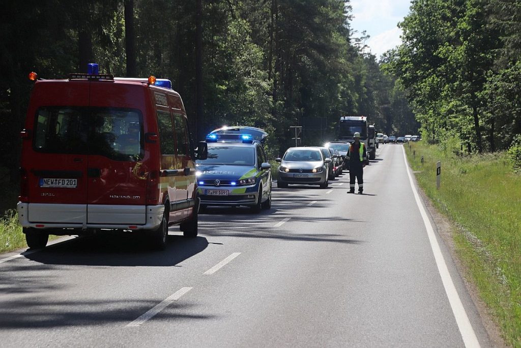 Verkehrsunfall bei Pressath Foto: Jürgen Masching