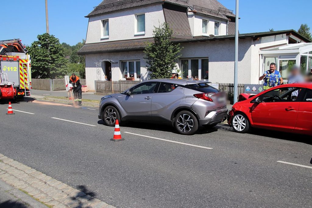 Auffahrunfall in Grafenwöhr Foto: Jürgen Masching