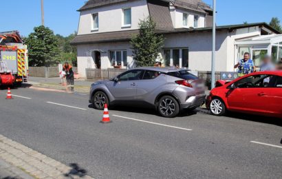 Verkehrsunfall mit leicht verletzter Person in Schwandorf