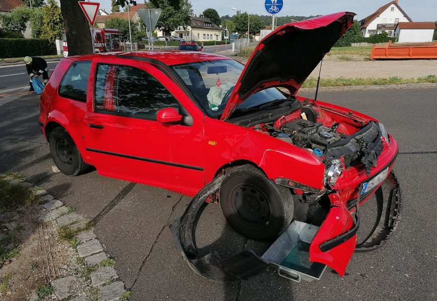 Vorfahrtsmissachtung in Amberg