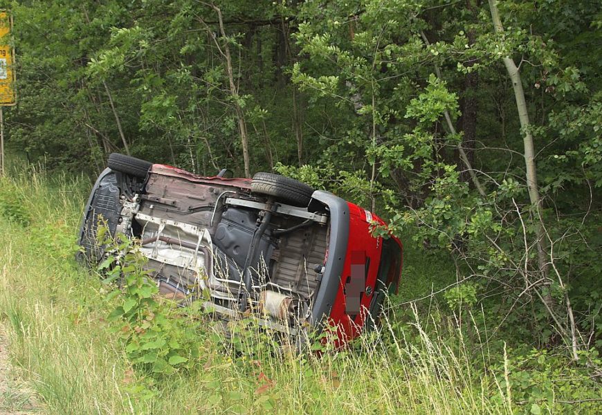 Verkehrsunfall auf der St 2238 auf Höhe Bernricht