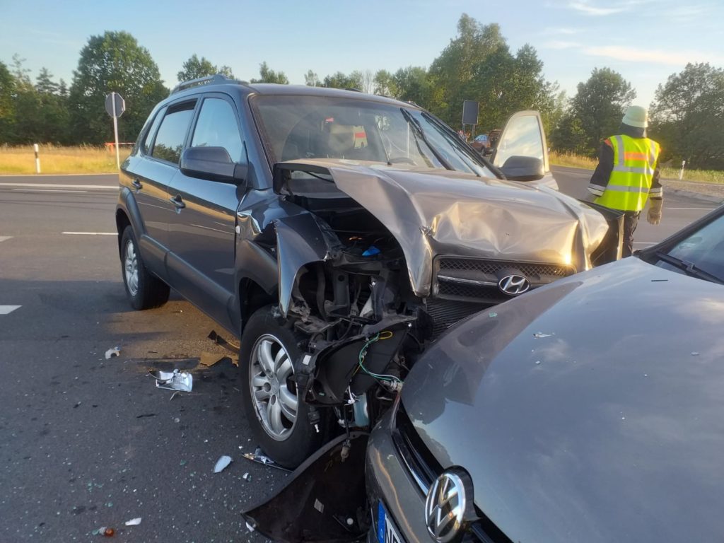 Unfall an der "Döllnitzer Kreuzung" Foto: Jürgen Masching