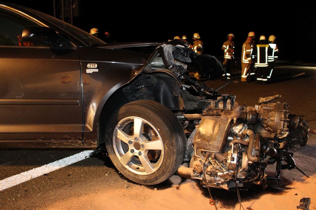 Der Audi  der 32-jährigen Tschechin Foto: Polizei