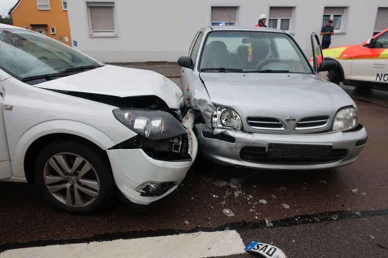 Verunfallte Fahrzeuge Foto: Polizei