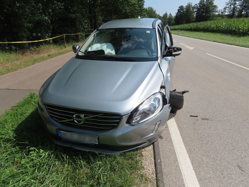 Unfall zwischen Schwandorf und Steinberg Bild: Polizei