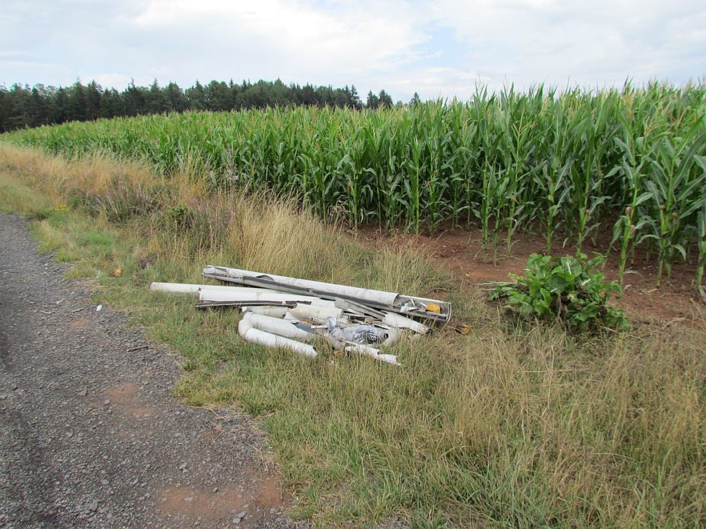 Illegale Müllablagerung Foto: Polizei