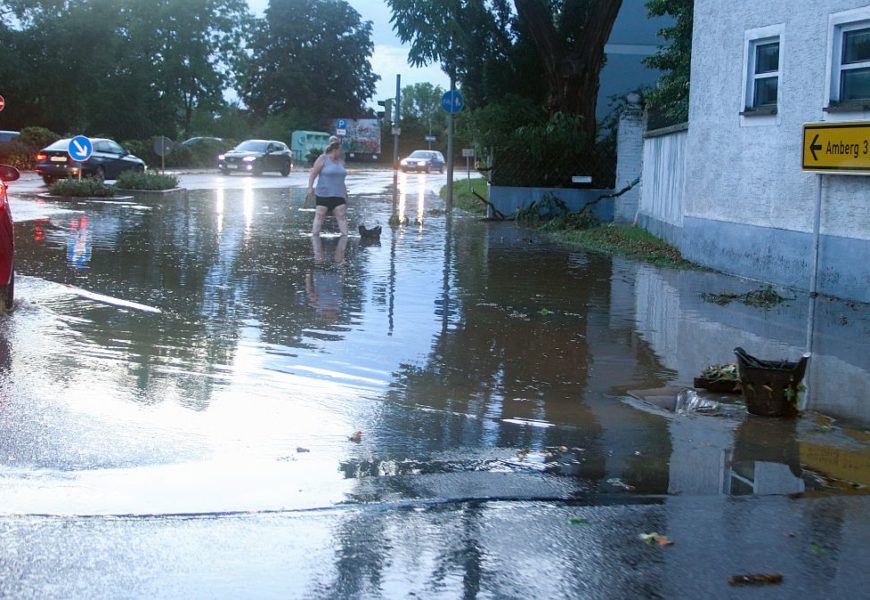 Unwetter zog über die gesamte Oberpfalz