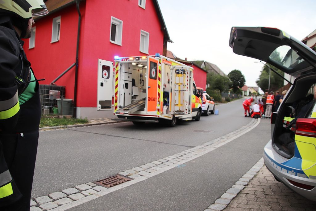 Die Fahranfängerin stürzte mit dem Leichtkraftrad und wurde leicht verletzt Foto: Pressedienst S & J Aktuell