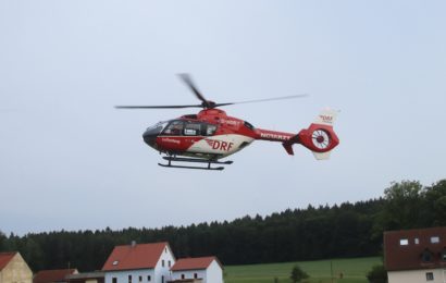 Betriebsunfall mit verletzter Person in Amberg