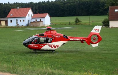 Verkehrsunfall mit vier verletzten Personen bei Erbendorf