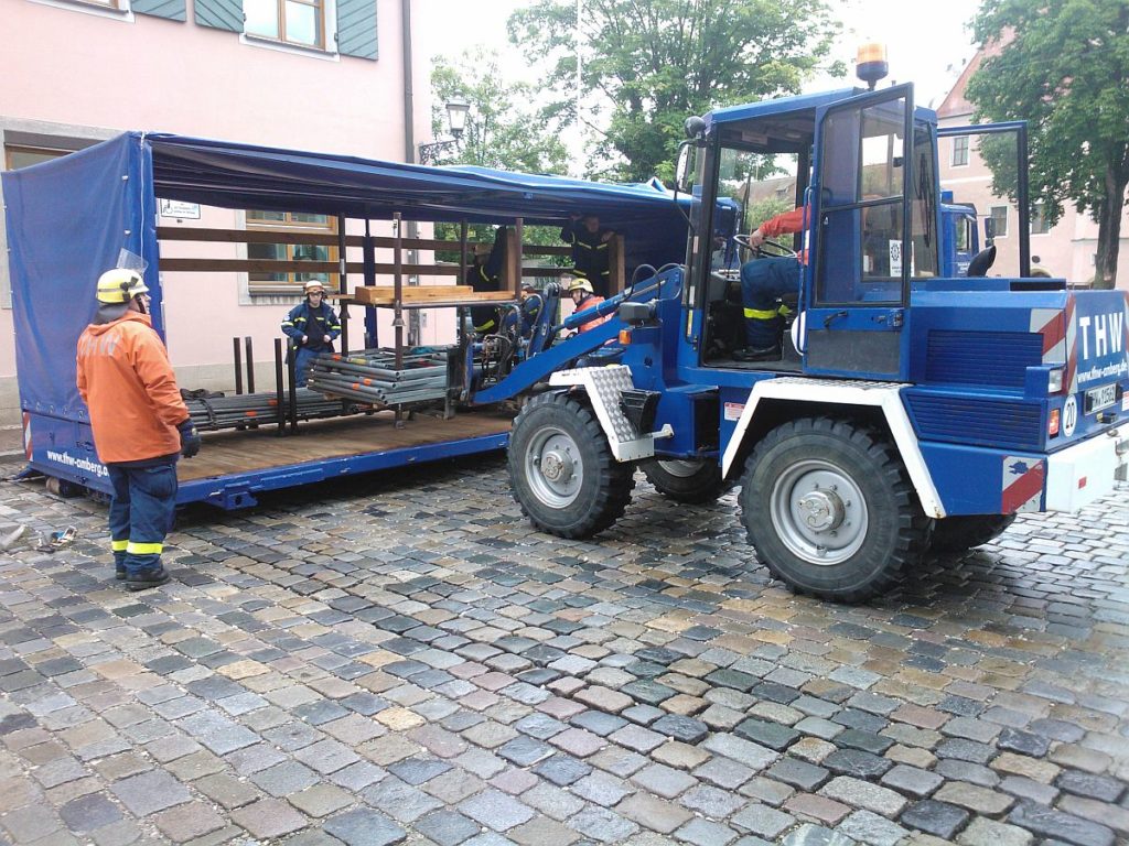 Hochwasser in Amberg 2013, THW/ Christian Birner