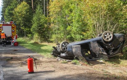 Schwerstverletzt nach Verkehrsunfall bei Marchaney