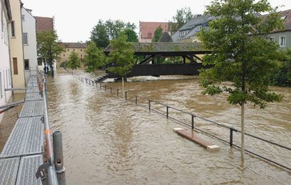 Hochwasser in Amberg 2013 Foto: THW/ Christian Birner