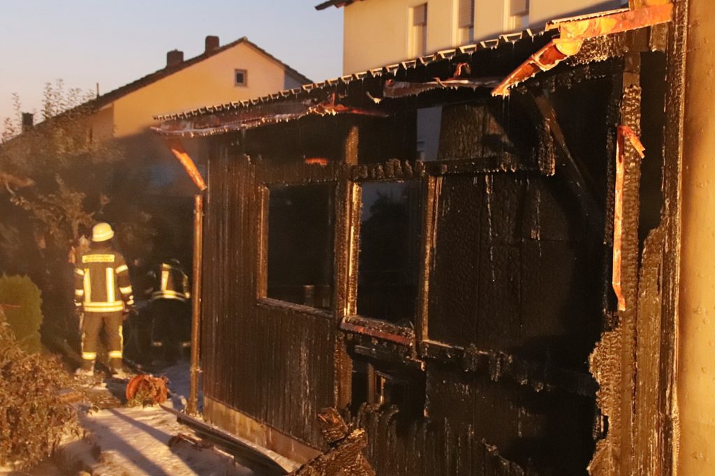 Brandstiftung in Neunkirchen Foto: Pressedienst S & J Aktuell