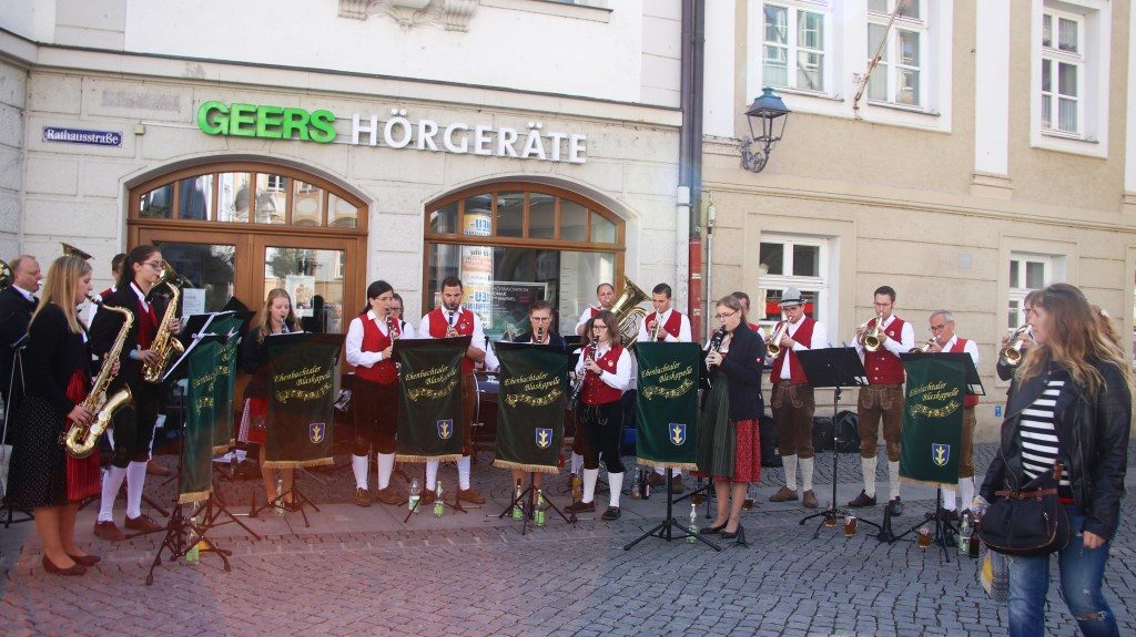 Blasmusik auf der Luftklangmeile Foto: Pressedienst Wagner